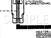 1991 Chevrolet Cavalier RS 2.2 L4 GAS Wiring Diagram