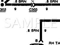 1991 Chevrolet Cavalier VL 2.2 L4 GAS Wiring Diagram