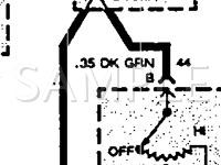 1991 Chevrolet Cavalier VL 2.2 L4 GAS Wiring Diagram