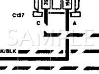 1991 Chevrolet K3500 Pickup  6.2 V8 DIESEL Wiring Diagram