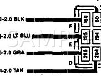 1991 Chevrolet K2500 Pickup  5.0 V8 GAS Wiring Diagram