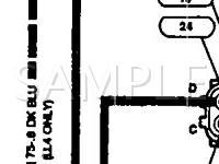 1991 Chevrolet V3500 Pickup  5.7 V8 GAS Wiring Diagram