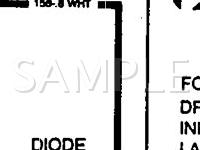 1991 GMC V1500 Suburban  6.2 V8 DIESEL Wiring Diagram