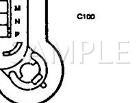 1991 GMC P35/P3500 VAN  6.2 V8 DIESEL Wiring Diagram