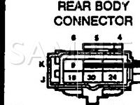 1991 GMC P35/P3500 VAN  4.3 V6 GAS Wiring Diagram