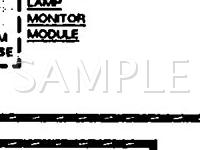 1991 Oldsmobile 98 Regency Touring 3.8 V6 GAS Wiring Diagram