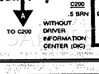 1991 Oldsmobile 98 Regency Touring 3.8 V6 GAS Wiring Diagram