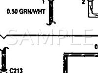 1991 GEO Metro  1.0 L3 GAS Wiring Diagram