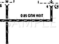 1991 GEO Prizm LSI 1.6 L4 GAS Wiring Diagram