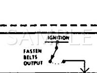 1991 Chevrolet Lumina  2.5 L4 GAS Wiring Diagram