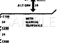 1991 Oldsmobile Cutlass Supreme SL 3.4 V6 GAS Wiring Diagram