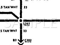 1991 Oldsmobile Cutlass Supreme  2.3 L4 GAS Wiring Diagram