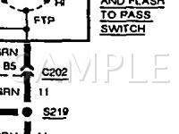1991 Buick Regal Limited 3.1 V6 GAS Wiring Diagram