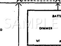 1991 Chevrolet Lumina Euro 3.1 V6 GAS Wiring Diagram