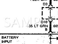 1991 Cadillac Eldorado  4.9 V8 GAS Wiring Diagram
