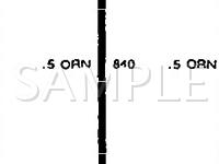 1991 Cadillac Seville  4.9 V8 GAS Wiring Diagram