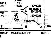 1991 Saturn SL Series  1.9 L4 GAS Wiring Diagram