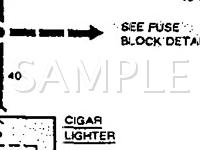1991 Oldsmobile Cutlass Calais International 2.3 L4 GAS Wiring Diagram
