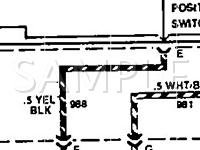 1992 Oldsmobile Bravada  4.3 V6 GAS Wiring Diagram
