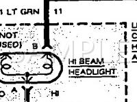 1992 Pontiac Sunbird SE 2.0 L4 GAS Wiring Diagram