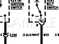1992 Chevrolet Corvette ZR-1 5.7 V8 GAS Wiring Diagram