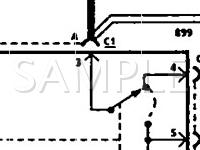 1992 Chevrolet Corvette  5.7 V8 GAS Wiring Diagram