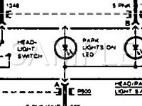 1992 Buick Park Avenue  3.8 V6 GAS Wiring Diagram