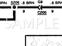 1992 Cadillac Fleetwood 60 Special 4.9 V8 GAS Wiring Diagram