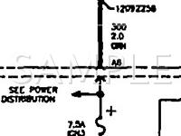 1992 Saturn SL Series  1.9 L4 GAS Wiring Diagram