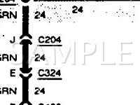 1992 Oldsmobile Achieva S 2.3 L4 GAS Wiring Diagram