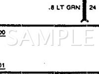 1993 Chevrolet Corsica LT 2.2 L4 GAS Wiring Diagram