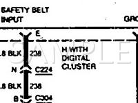 1993 GMC Sonoma  2.5 L4 GAS Wiring Diagram