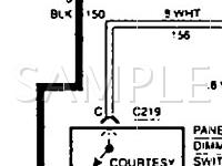 1993 Oldsmobile Bravada  4.3 V6 GAS Wiring Diagram