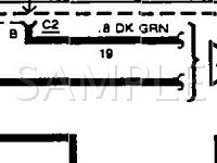 1993 Chevrolet Cavalier RS 2.2 L4 GAS Wiring Diagram