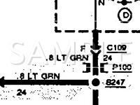 1993 Cadillac Deville Touring 4.9 V8 GAS Wiring Diagram