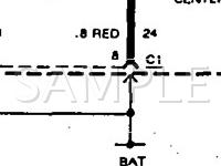 1993 Cadillac Deville Touring 4.9 V8 GAS Wiring Diagram