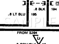 1993 Cadillac Deville  4.9 V8 GAS Wiring Diagram