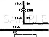 1993 Pontiac Grand Prix SE 3.4 V6 GAS Wiring Diagram