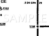 1993 Cadillac Fleetwood Brougham 5.7 V8 GAS Wiring Diagram