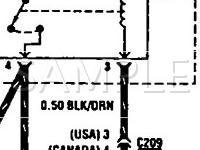 1993 GEO Storm  1.6 L4 GAS Wiring Diagram