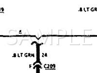1994 Chevrolet Corvette ZR-1 5.7 V8 GAS Wiring Diagram
