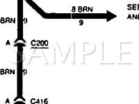 1994 GMC G15/G1500 VAN  5.0 V8 GAS Wiring Diagram