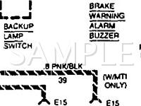 1994 GMC G15/G1500 VAN  5.0 V8 GAS Wiring Diagram