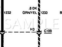 1994 GMC P35/P3500 VAN  5.7 V8 GAS Wiring Diagram