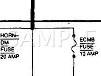1994 Chevrolet G10 VAN  5.0 V8 GAS Wiring Diagram