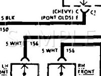 1994 Oldsmobile Silhouette  3.8 V6 GAS Wiring Diagram