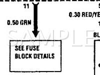 1994 GEO Prizm LSI 1.6 L4 GAS Wiring Diagram