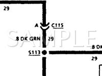 1994 Oldsmobile Cutlass Supreme  3.1 V6 GAS Wiring Diagram