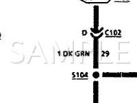 1994 Cadillac Fleetwood Brougham 5.7 V8 GAS Wiring Diagram