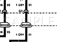 1994 Chevrolet Caprice  5.7 V8 GAS Wiring Diagram